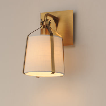 Maxim Lighting Bandera Wall Sconce Natural Aged Brass