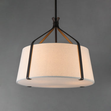 Maxim Lighting Bandera 20" 3-Light Pendant Dark Bronze