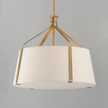Maxim Lighting Bandera 20" 3-Light Pendant Natural Aged Brass