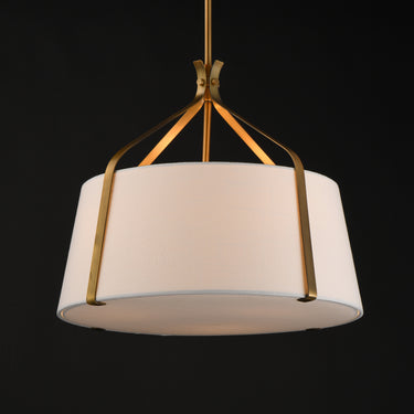 Maxim Lighting Bandera 20" 3-Light Pendant Natural Aged Brass