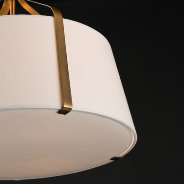Maxim Lighting Bandera 20" 3-Light Pendant Natural Aged Brass