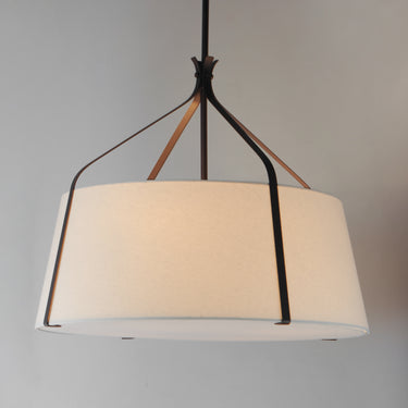Maxim Lighting Bandera 30" 4-Light Pendant Dark Bronze