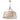 Maxim Lighting Bandera 30" 4-Light Pendant Natural Aged Brass