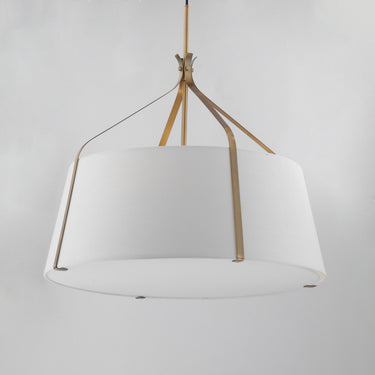 Maxim Lighting Bandera 30" 4-Light Pendant Natural Aged Brass