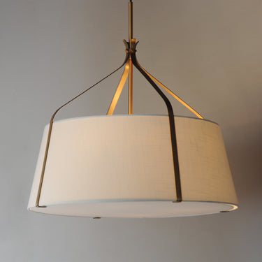 Maxim Lighting Bandera 30" 4-Light Pendant Natural Aged Brass