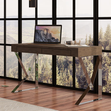 Ferris Walnut Office Desk