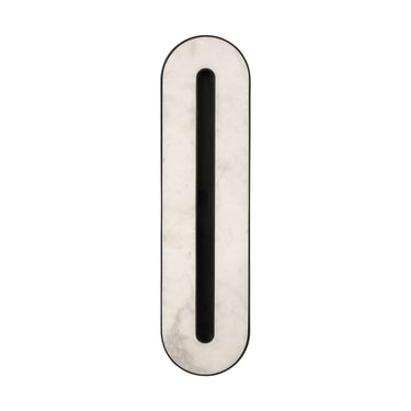 Visual Comfort Wyllis bronze 18" wall sconce. Adds sophisticated LED lighting to any commercial or residential space.