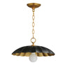 Maxim Lighting Primrose Pendant Black/Gold Leaf