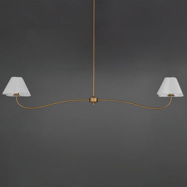 Maxim Lighting Saxon 2-Light Pendant Natural Aged Brass