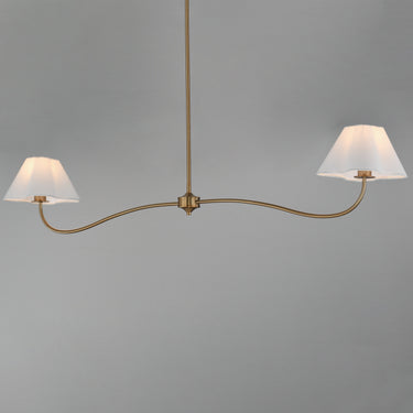 Maxim Lighting Saxon 2-Light Pendant Natural Aged Brass