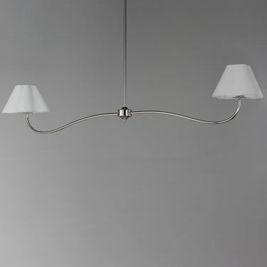 Maxim Lighting Saxon 2-Light Pendant Polished Nickel