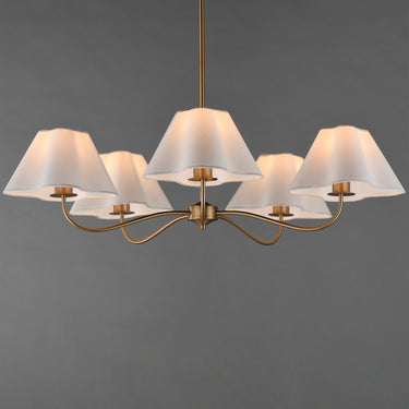 Maxim Lighting Saxon 5-Light Chandelier Natural Aged Brass