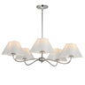 Maxim Lighting Saxon 5-Light Chandelier Polished Nickel