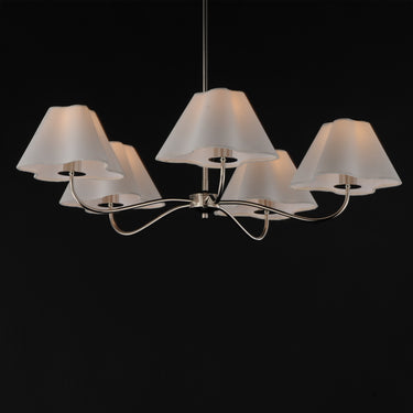 Maxim Lighting Saxon 5-Light Chandelier Polished Nickel