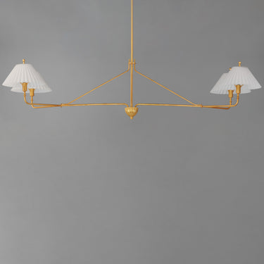 Maxim Lighting Kismet 4-Light Linear Pendant Gold Leaf