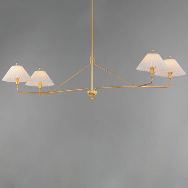 Maxim Lighting Kismet 4-Light Linear Pendant Gold Leaf