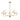 Maxim Lighting Kismet 5-Light Chandelier Gold Leaf