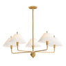 Maxim Lighting Kismet 5-Light Chandelier Gold Leaf