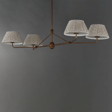 Maxim Lighting Dunbridge 4-Light Chandelier Weathered Brass
