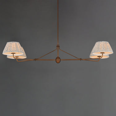 Maxim Lighting Dunbridge 4-Light Chandelier Weathered Brass