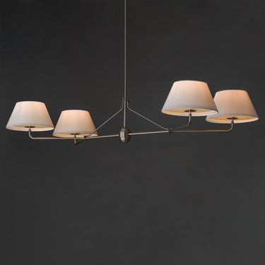 Maxim Lighting Dunbridge 4-Light Chandelier Polished Nickel