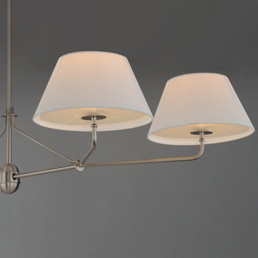 Maxim Lighting Dunbridge 4-Light Chandelier Polished Nickel