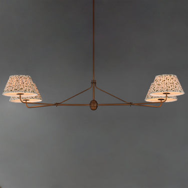 Maxim Lighting Dunbridge 4-Light Chandelier Weathered Brass