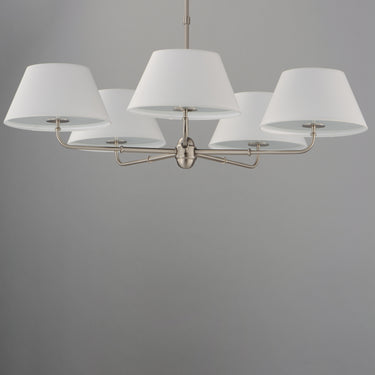 Maxim Lighting Dunbridge 5-Light Chandelier Polished Nickel