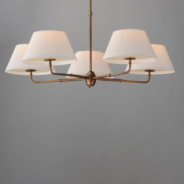 Maxim Lighting Dunbridge 5-Light Chandelier Weathered Brass