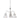 Tia 17.75" 3-Light Chandelier - Matte Nickel by Elk 190005117