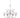 Tia 25.98" 9-Light Chandelier - Matte Nickel by Elk 190036117