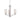 Pittman 20" 3-Light Chandelier - Brushed Nickel by Elk 190040217