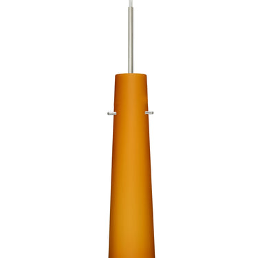 Camino with Amber Matte glass glowing caramel | Besa Lighting