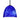 Sasha bell mini pendant in Blue Cloud glass, black cord | Besa Lighting