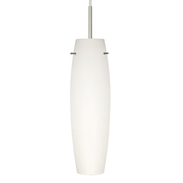 Suzi 11 stem pendant: Opal Matte glass shade | Besa Lighting