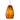 Pera 9 bell pendant in Amber Cloud glass, satin nickel cord | Besa Lighting