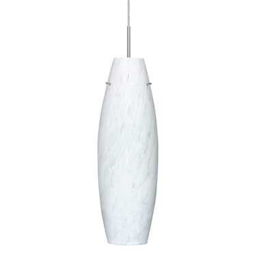 Suzi 18 cord pendant: Carrera glass shade | Besa Lighting