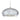 Brio 14 cord pendant, Silver Foil, full view | Besa Lighting