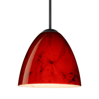 Vila cable pendant: Magma glass shade | Besa Lighting