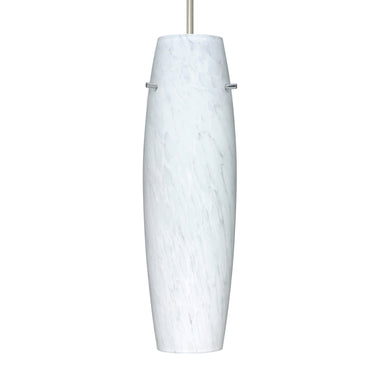 Suzi 14 stem pendant: Carrera glass shade | Besa Lighting