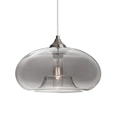 Bana stem pendant glass: Smoke | Besa Lighting