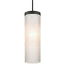 Friz cord pendant: White Linen glass shade | Besa Lighting