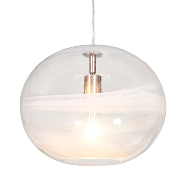 Geno in Vapor Clear glass | Besa Lighting