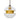 Hula 8 with a gold band, bronze | Besa Lighting