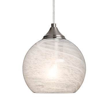 Jilly in Vapor Clear glass | Besa Lighting