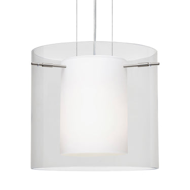 Pahu 12 cable pendant: Clear glass shade | Besa Lighting
