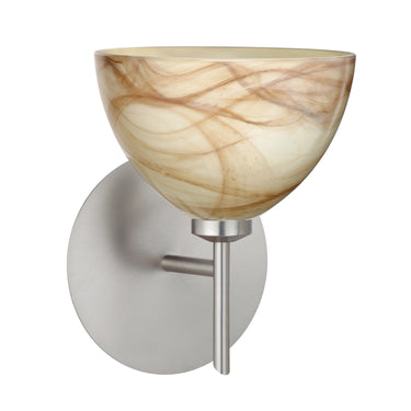 Brella wall sconce: Mocha | Besa Lighting