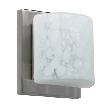 Paolo wall sconce: Carrera, Satin Nickel | Besa Lighting
