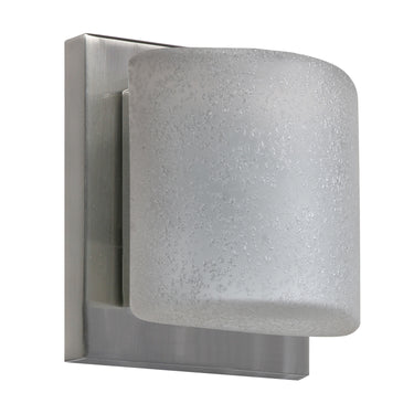 Paolo wall sconce: Stucco, Satin Nickel | Besa Lighting