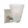 Nico 5 wall sconce: Glitter Stone, Satin Nickel | Besa Lighting